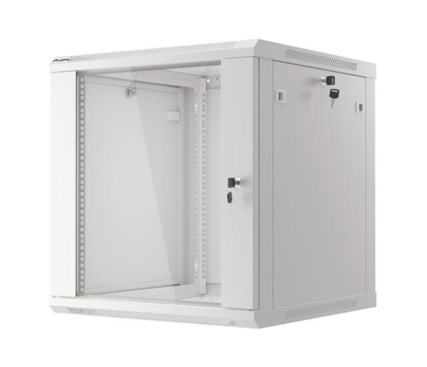 Lanberg Wisząca 19" 12U 600x600mm jednosekcyjna (szara) - 455394 - zdjęcie 14